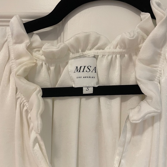 MISA LOS ANGELES Flowy white midi dress - Picture 7 of 10